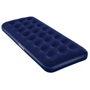 Bestway 67001 single camping bed mattress inflatable classic airbed with build in pump