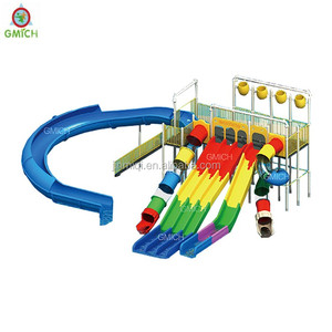 สไลเดอร์สระว่ายน้ำไฟเบอร์กลาสขนาดใหญ่พร้อมของเล่นฉีดน้ำสำหรับทั้งเด็กและผู้ใหญ่ - Product Image 3