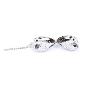 Infusore <span class=keywords><strong>per</strong></span> Tè <span class=keywords><strong>a</strong></span> Forma di Cuore Ecologico, Cucchiaio con Filtro in Acciaio Inox e Gancio, Utensile da Cucina - Product Image 5