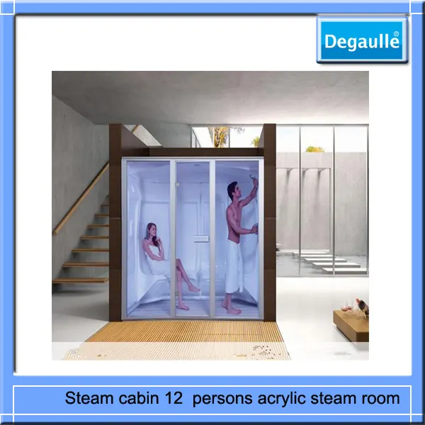 Container houses wet steam sauna room with 8 kwsauna heater