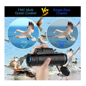 Telescopio monocular impermeable de doble enfoque, 12x50, con clip para teléfono móvil y trípode - Product Image 4