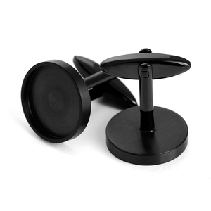 FAI DA TE personalizzati <span class=keywords><strong>gemelli</strong></span> spazzolato <span class=keywords><strong>in</strong></span> bianco <span class=keywords><strong>in</strong></span> <span class=keywords><strong>acciaio</strong></span> inox gemello - Product Image 4