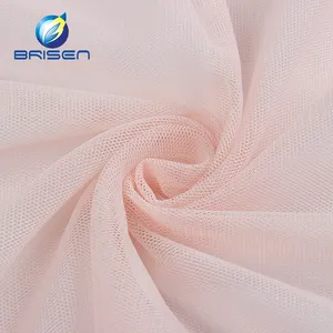 Personalizado várias cores barato plissado casamento macio tule tecidos