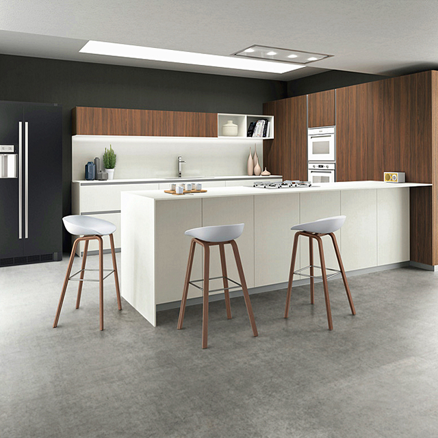 Современный готовый кухонный шкаф Vermonhouzz с меламиновой отделкой, простой дизайн