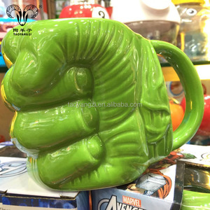 2021 Customized Ceramic 3D <strong>Marvel</strong> Hulk Shaped Coffee <strong>Mug</strong> - Product Image 5