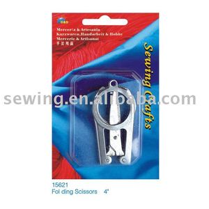 Di alta qualità Mini di sicurezza pieghevole tasca travellante forbici da cucire di plastica filo taglierina per uso <span class=keywords><strong>a</strong></span> mano fai da te applicazione borsa imballata - Product Image 2