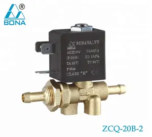 BONA ZCQ-20B-2 L'action Directe 8*6.5mm Tube À Gaz électrovanne En Laiton Électrovannes