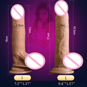 Super Grand Pénis Masturbation Féminine Cock dong sextoy avec Ventouse réaliste gode - Product Image 3