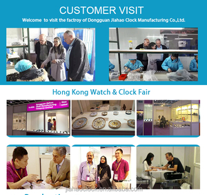 원형 석영 삽입 시계 - Product Image 6