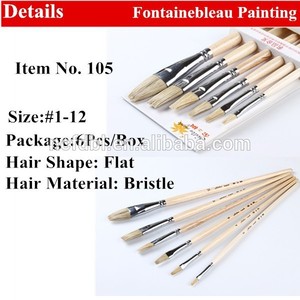 artículos de arte manual de chungking <span class=keywords><strong>cerdas</strong></span> <span class=keywords><strong>naturales</strong></span> para el cabello chico de pintura <span class=keywords><strong>cepillo</strong></span> con para la pintura de aceite - Product Image 2