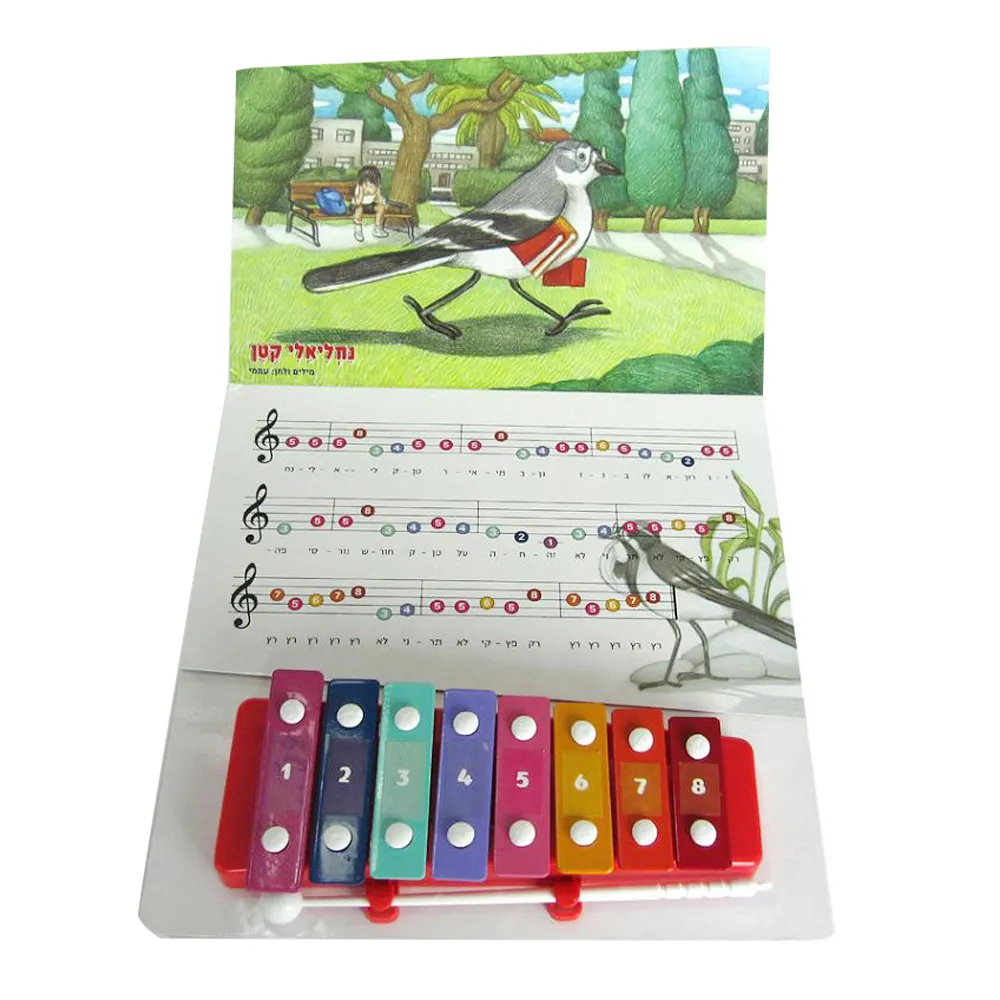 Teclado piano infantil xylophone, brinquedos e livros para crianças, entretenimento e educação, com efeitos de música