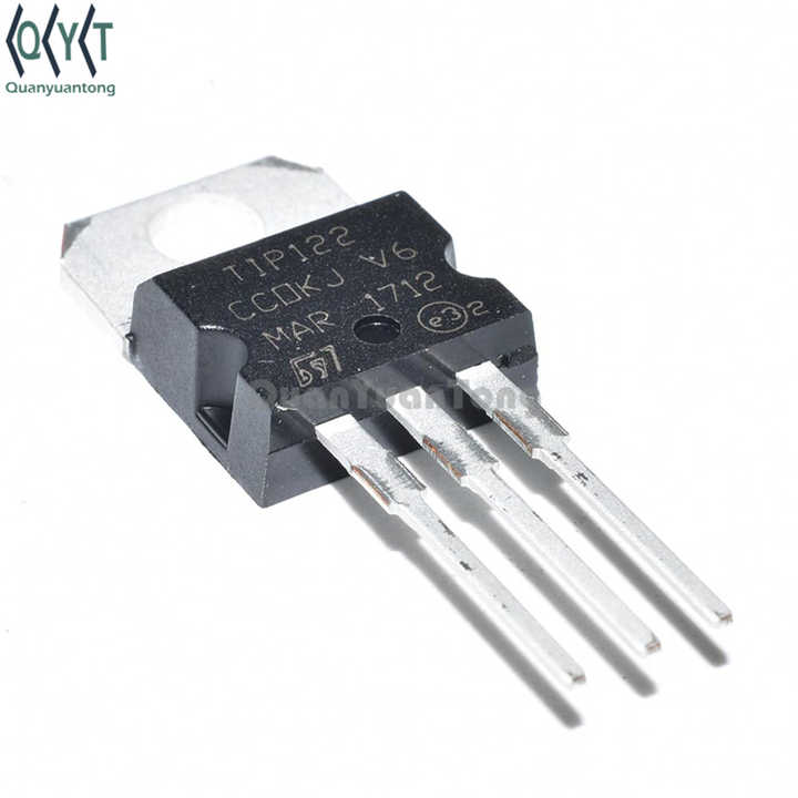 10 Transistor Darlington TIP122 – 100V 5A – Per Progetti Elettronici E Riparazioni