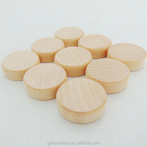 Incompiuto di legno rotondo pezzi, legno Cerchi Chip per il regalo - Product Image 3