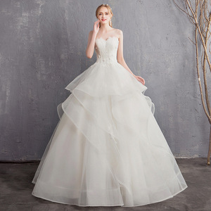 <span class=keywords><strong>Vestido</strong></span> <span class=keywords><strong>de</strong></span> <span class=keywords><strong>boda</strong></span> <span class=keywords><strong>de</strong></span> encaje blanco francés <span class=keywords><strong>de</strong></span> cintura alta <span class=keywords><strong>para</strong></span> mujeres embarazadas <span class=keywords><strong>de</strong></span> diseño elegante - Product Image 6