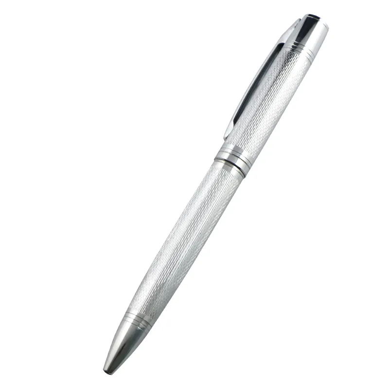 Meus pedidos 925 caneta de prata esterlina, elegante, esculpido, metal, canetas personalizadas