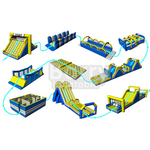 スポーツイベント用商用複数のインフレータブル大人スポーツゲーム5kインフレータブル障害コース - Product Image 4