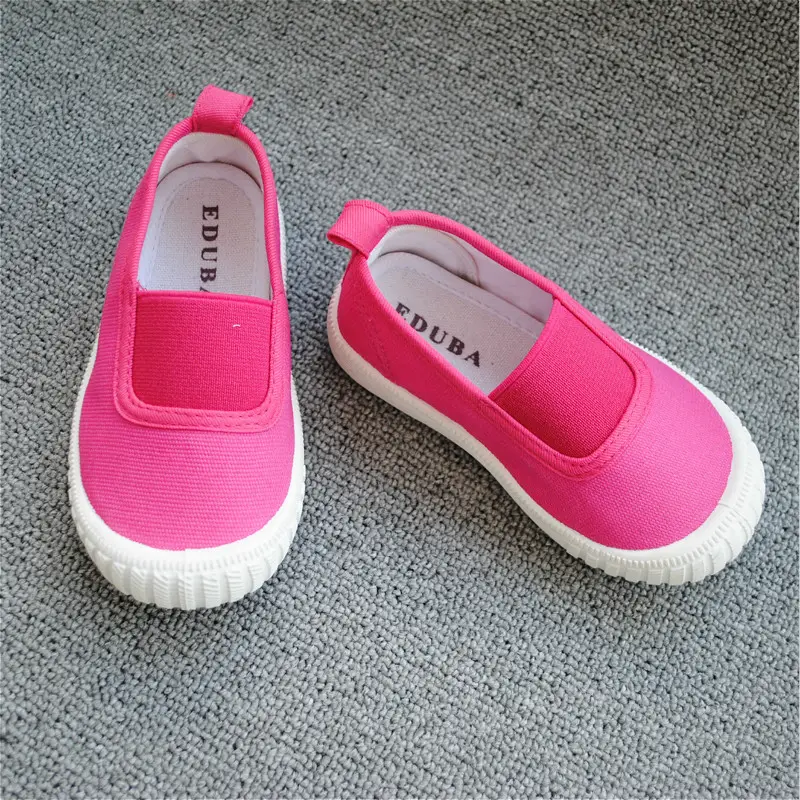 E40-10 Factory Wholesale Kids Girls Shoes Fashion Cute Soft Baby Girl Casual Footwear Children Canvas Shoes,usd 2 per pair