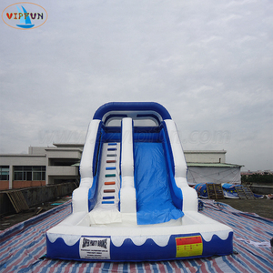 Nhà Sản Xuất Ma Thuật Lớn Màu Xanh Trắng Jumping Castle Toy Crush Chạy Bouncy Games <span class=keywords><strong>Inflatable</strong></span> Công Viên Nước Slides <span class=keywords><strong>Pool</strong></span> - Product Image 4