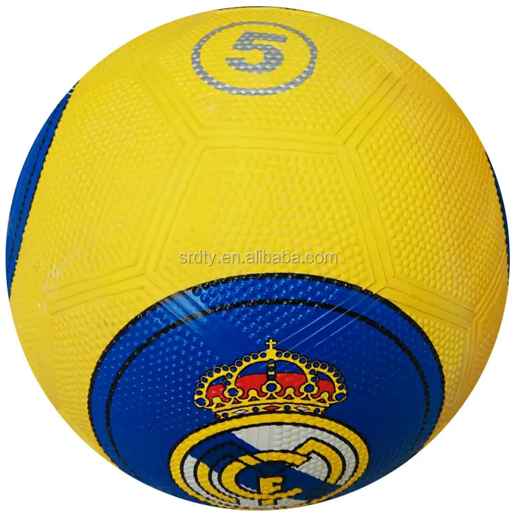 Turkey market popular bubble rubber football from size 5-size 1
