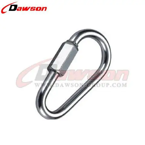 Zinc Plated Pear Shaped Quick Link