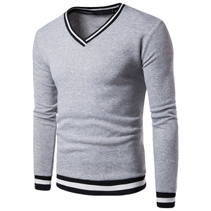 Suéter <span class=keywords><strong>de</strong></span> <span class=keywords><strong>Cuello</strong></span> en V con Costuras <span class=keywords><strong>de</strong></span> Manga Larga <span class=keywords><strong>de</strong></span> Alta Calidad para <span class=keywords><strong>Hombre</strong></span>, Primavera 2022 - Product Image 6