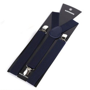 Bretelles Hip Hop pour hommes, ceinture élastique de couleur unie, pour adultes, nouveauté, vente en gros - Product Image 3