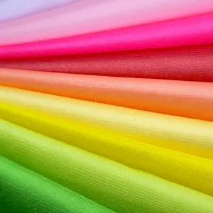 Commercio all'ingrosso shaoxing colorful tulle lucido netto tessuto del merletto per il vestito di pizzo