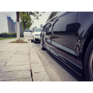 Faldas laterales de fibra de carbono para puerta de coche, delantales de guardabarros para <span class=keywords><strong>Audi</strong></span> A3, Sline, S3, <span class=keywords><strong>RS3</strong></span>, sedán, 4 puertas, 2017, 2018, <span class=keywords><strong>2019</strong></span> - Product Image 4