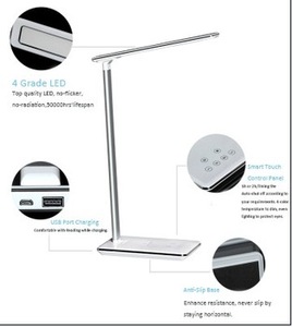 Multi-function LED <strong>Lamp</strong> Dimmable USB Desk <strong>Lamp</strong> Qi <strong>Wireless</strong> Charger Desk <strong>Lamp</strong> - Product Image 6