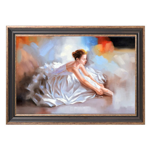 Dipinto a Olio di Ballerina Impressionista, Prezzo di Fabbrica, Vendita Calda, <span class=keywords><strong>Ritratto</strong></span> <span class=keywords><strong>Astratto</strong></span> Personalizzato Stampato - Product Image 3