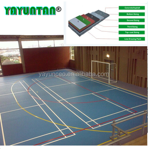 Suelo Deportivo para Todo Clima / Superficie de Cancha de <span class=keywords><strong>Tenis</strong></span> de Goma Acrílica, Baldosas Antideslizantes - Product Image 2