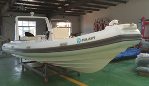Bateau pneumatique semi-rigide Rilaxy 7.0m 23 pieds <span class=keywords><strong>de</strong></span> <span class=keywords><strong>large</strong></span> RIB700 avec <span class=keywords><strong>bain</strong></span> <span class=keywords><strong>de</strong></span> <span class=keywords><strong>soleil</strong></span>, plancher en teck, système <span class=keywords><strong>de</strong></span> douche, direction hydraulique, tube en tissu Orca - Product Image 2