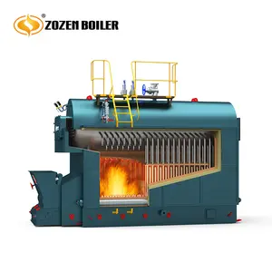 ZOZEN Brand 2ton Biomass Paddy Industrial Steam Boiler Husk Feed