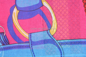 Soft Scarve flor Floral para mujer de moda playa bufanda de la gasa - Product Image 2