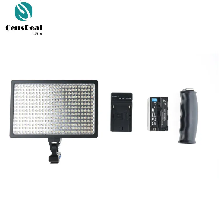 Projecteur LED pour appareil photo reflex numérique, éclairage 336, lampe vidéo, compatible avec Canon, Nikon, Pentax, Olympus