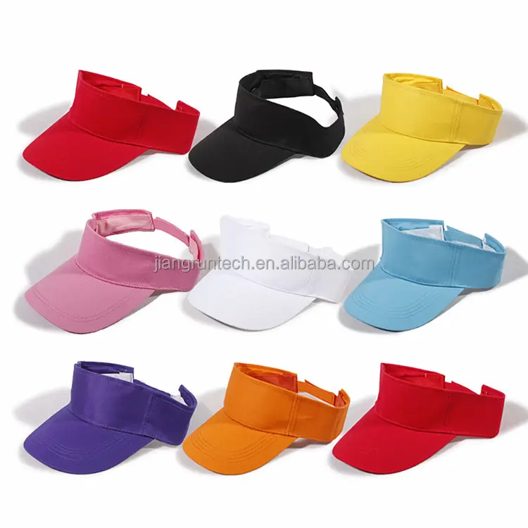 Hot Bán Ưa Thích Trẻ Em Người Lớn Tùy Chỉnh Bán Buôn Giá Rẻ Fancy Bông Sun Visors