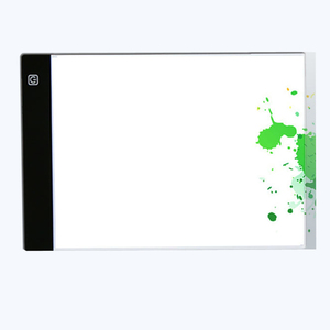 Diamant Peinture <span class=keywords><strong>A4</strong></span> Dimmable LED Tablette Accessoire Acrylique Peint À La Main Outil avec Motif Emballé Dans La Boîte - Product Image 3