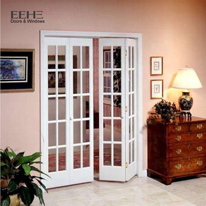 <span class=keywords><strong>Porte</strong></span> <span class=keywords><strong>pliante</strong></span> en bois massif insonorisée à <span class=keywords><strong>double</strong></span> vitrage de haute qualité pour villas - Product Image 2