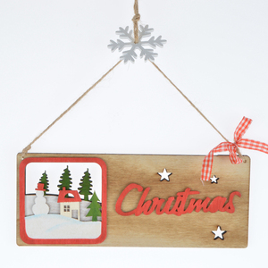 ยิ<span class=keywords><strong>น</strong></span>ดีต้อนรับคณะกรรมการSanta Reindeer Snowmanตกแต่งคริสต์มาสฤดูหนาวSenseเครื่องประดับ - Product Image 4