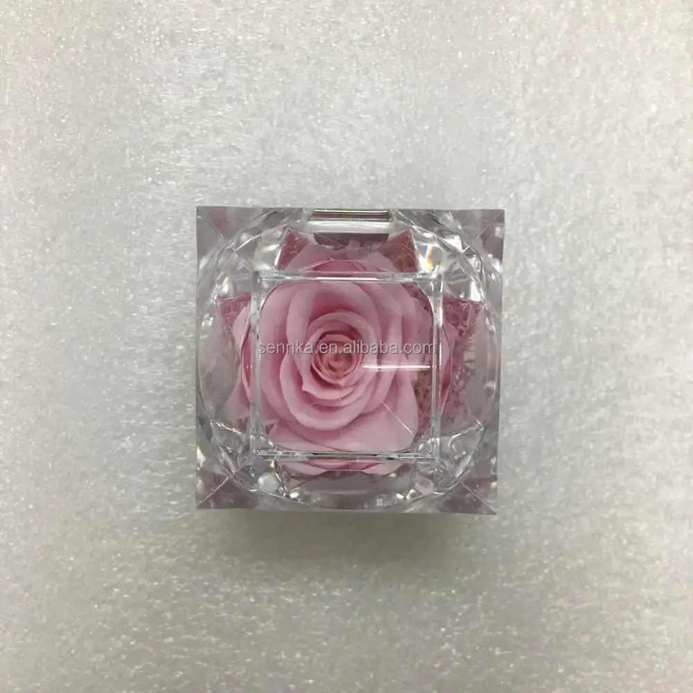 preserved flower rose longlasting ring box pink eternal rose over 25 colors available moss arrangements cheap price