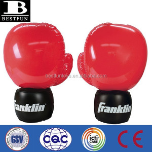 Guantes de boxeo inflables de PVC personalizados promocionales Guantes de boxeo de vinilo baratos Guantes de boxeo divertidos de plástico - Product Image 2