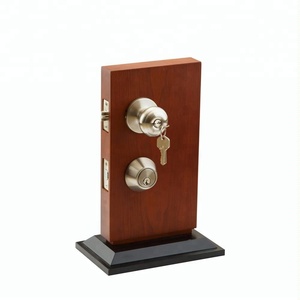 ताले और कुंजी के साथ संधिक आधुनिक स्टेनलेस स्टील का दरवाजा नॉब और कुंजी के साथ बेडरूम के दरवाजे के ताले के लिए कुंजी के साथ लॉक सेट - Product Image 3