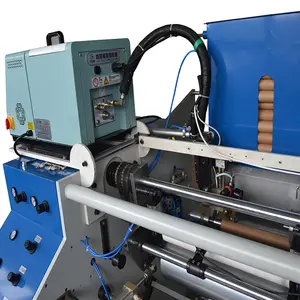 Automatische Aluminiumfolie Roll Terugspoelen Maken Machine Huis Folie Roll Slitter Rewinder Machine