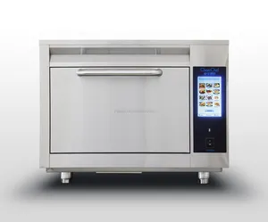 15 keer sneller dan traditionele methoden, hoge snelheid koken oven met magnetron, impinged hot air, convectioan, smart menu systeem