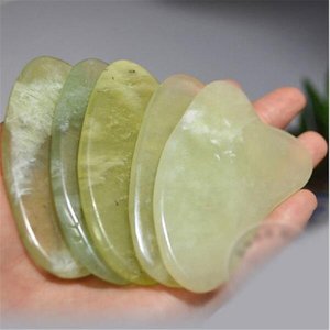 Gua Sha piel cuidado Facial tratamiento masaje tradicional chino Jade raspado herramienta Salon belleza salud - Product Image 2
