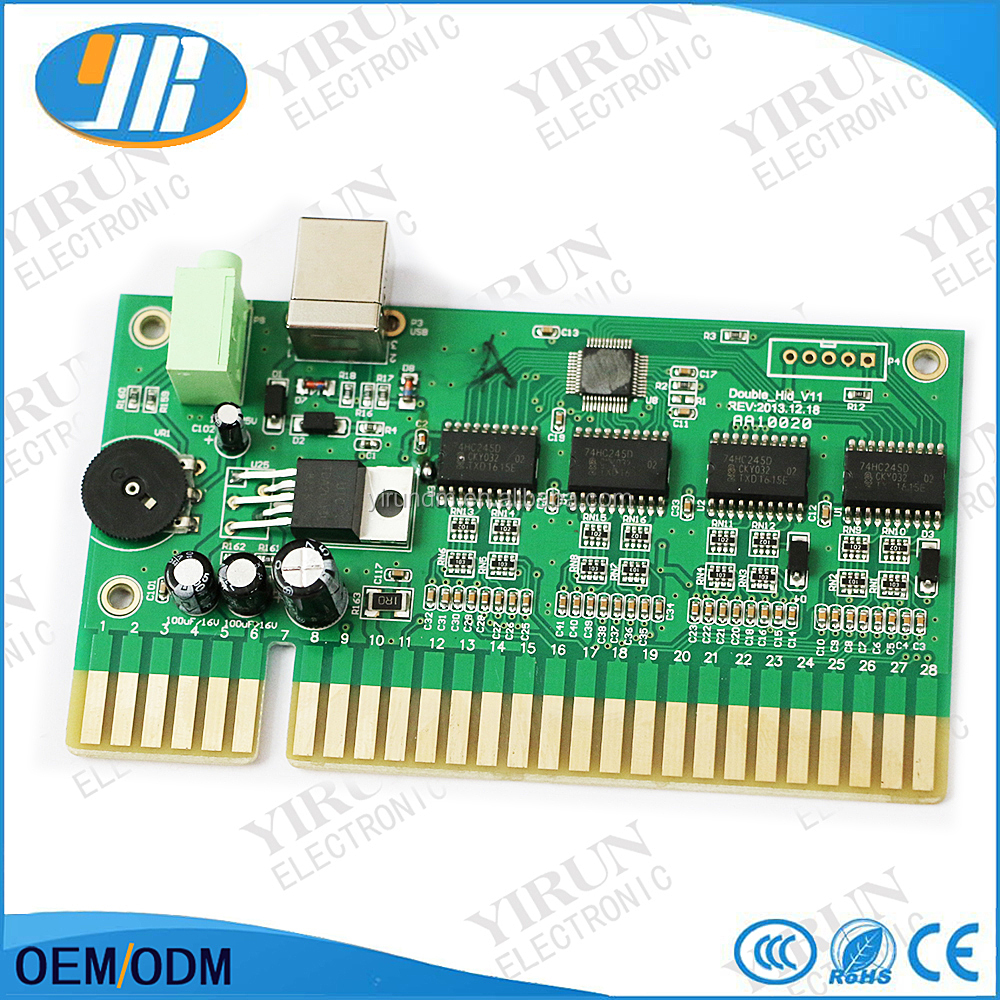 アーケード筐体をPadで JAMMAゲーム基板をUSBコントローラーから操作 JAMMAコネクターのアーケード基板がお手軽に遊べる簡易