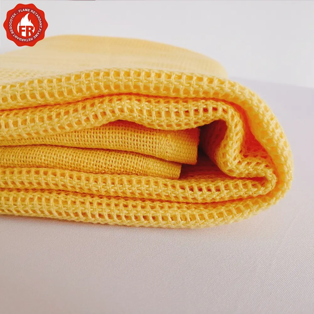 Tela de Manta celular para niños suave y cálida de invierno ignífuga inherente para textiles para el hogar