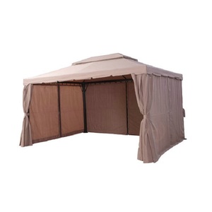 ศาลาสวนกลางแจ้งศาลาโลหะโรมันพร้อมมุ้งติดผนังด้านข้าง - Product Image 1