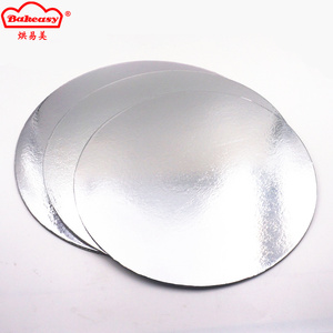 10 pouces 16 pouces carré rond blanc or argent comprimé base gâteau conseil - Product Image 3