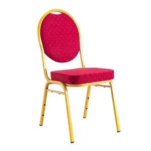 Commercio all'ingrosso a buon mercato re trono sedia impilabile utilizzato chiesa sedie hotel mobili noleggio colorato banchetto/cerimonia nuziale sedie